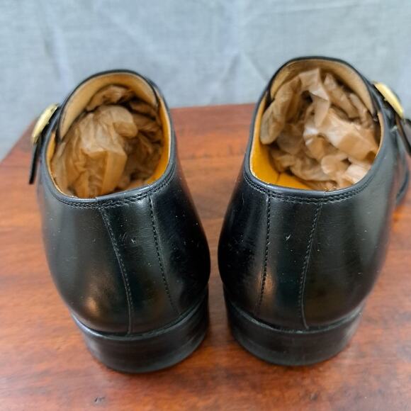 Scotch Grain Hirokawa Leather Oxfords Black 2850 Made In Japan Sz 24.5 - Picture 6 of 13